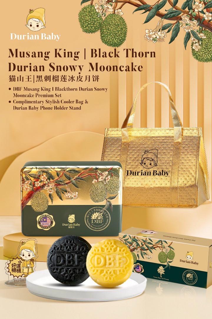 Blackthorn & Musang King Durian Snowy-Skin Mooncake